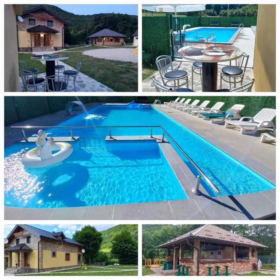 Vikendica, Bazen, Šedrvan, Rafting na Uni, Quad