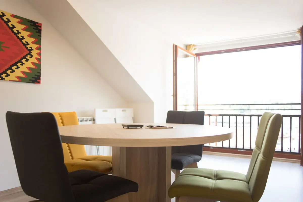 Cozy loft apartment with a unique view