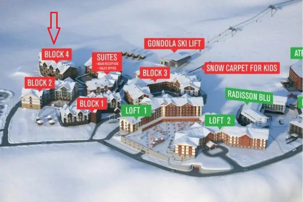 New Gudauri Block 4, Gondola apartment