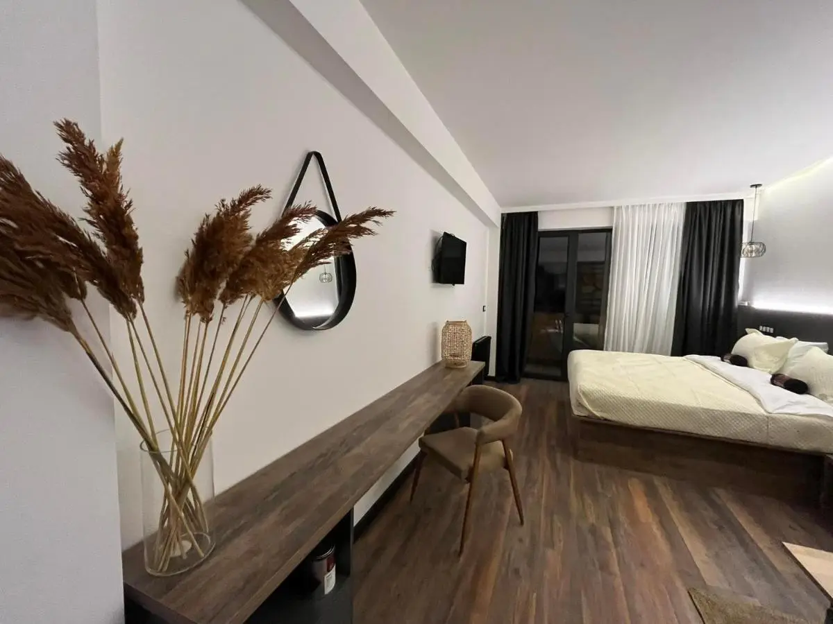 Luxury hotel room with amazing views