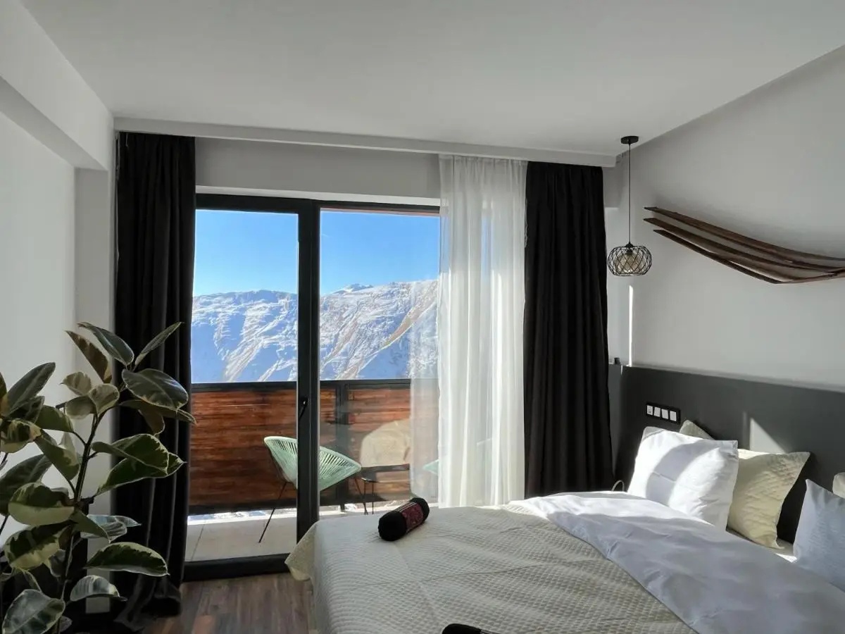 Luxury hotel room with amazing views