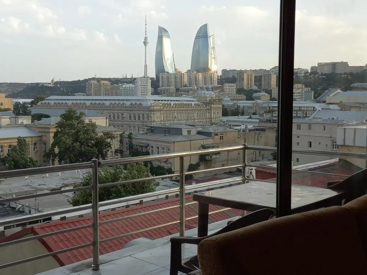 Flame Towers view apartment