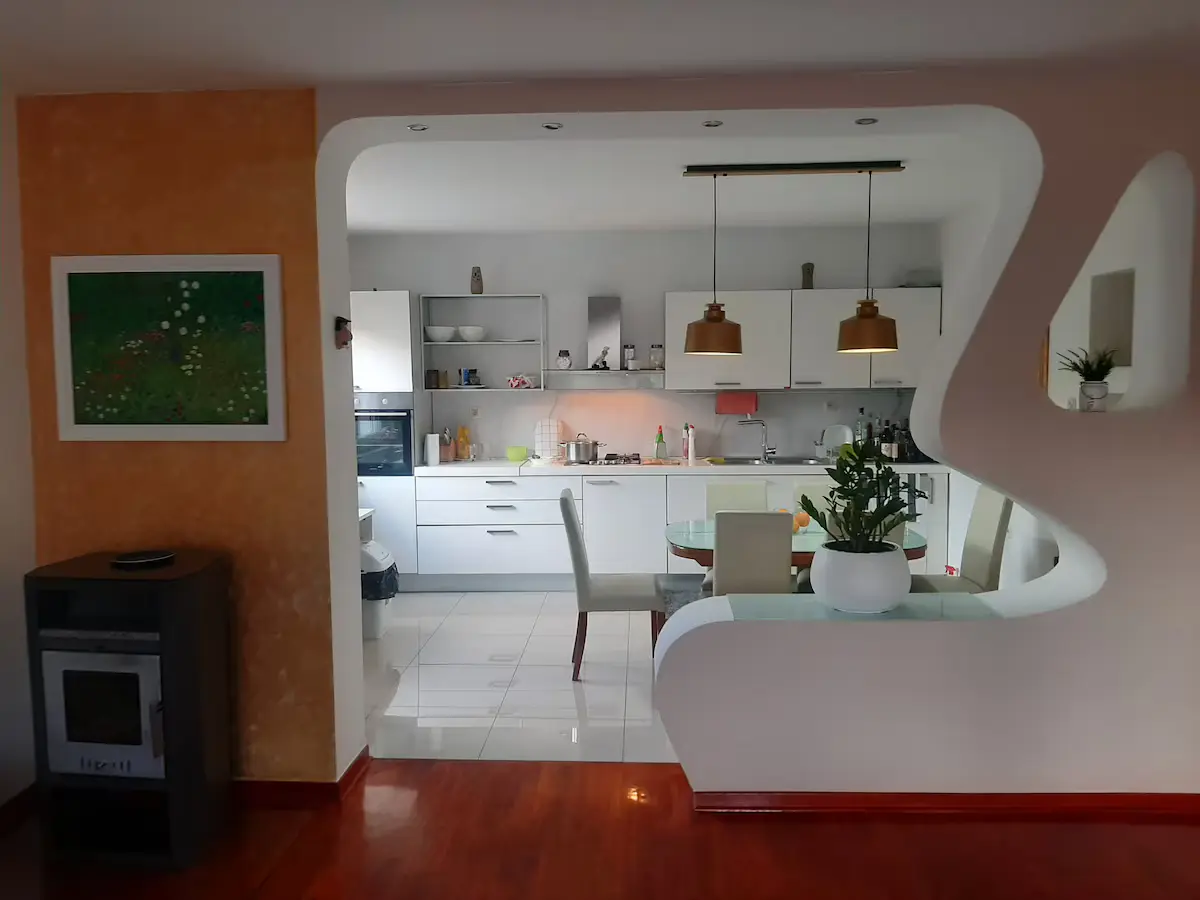 Spacious apartment with two balconies