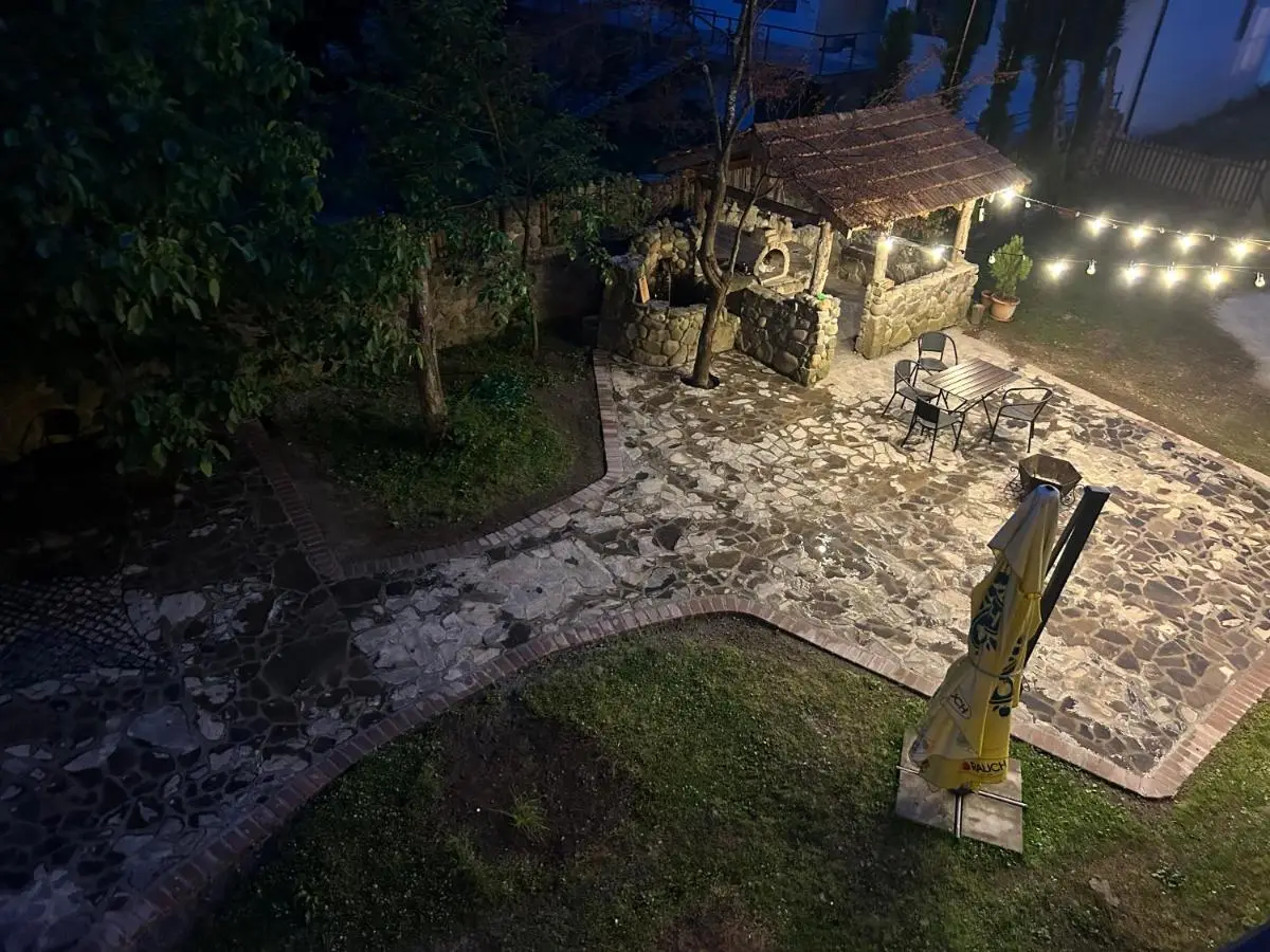 Cottages in mountains