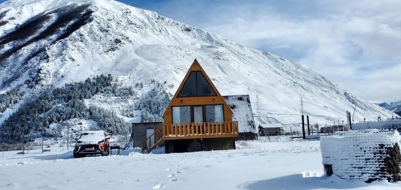 Mountain hut in Kazbegi