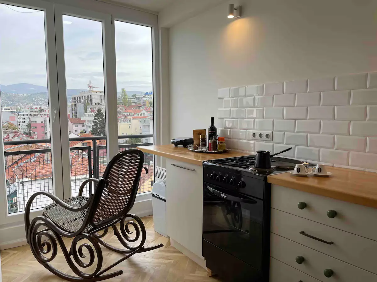 Nice apartment in the heart of city, with a view