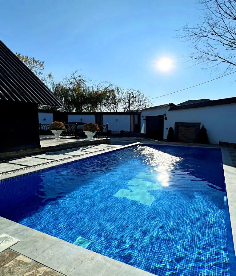 Black A-Frame Luxury Chalet & Pool