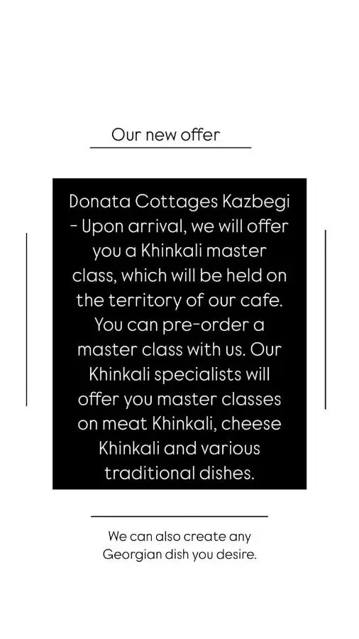 Donata Cottages kazbegi