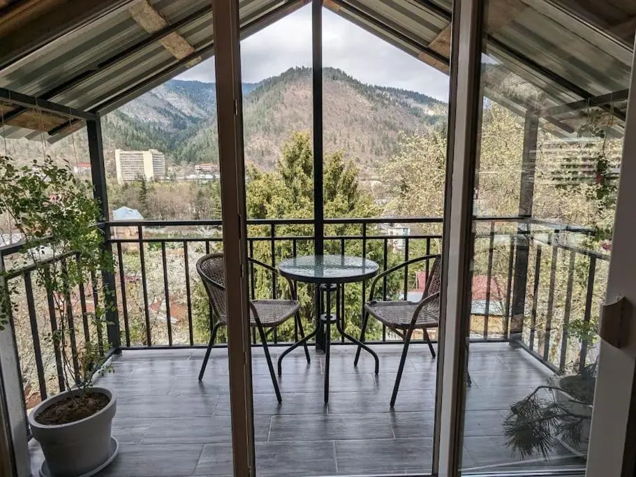 Unforgettable attic with balcony in Borjomi