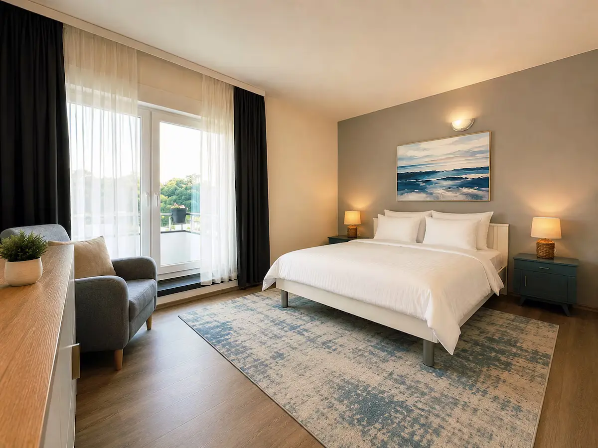 Sunshine Apartment – Pool, River & Garden Oasis