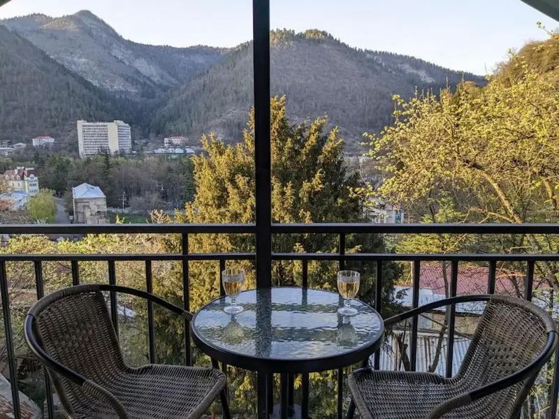 Unforgettable attic with balcony in Borjomi