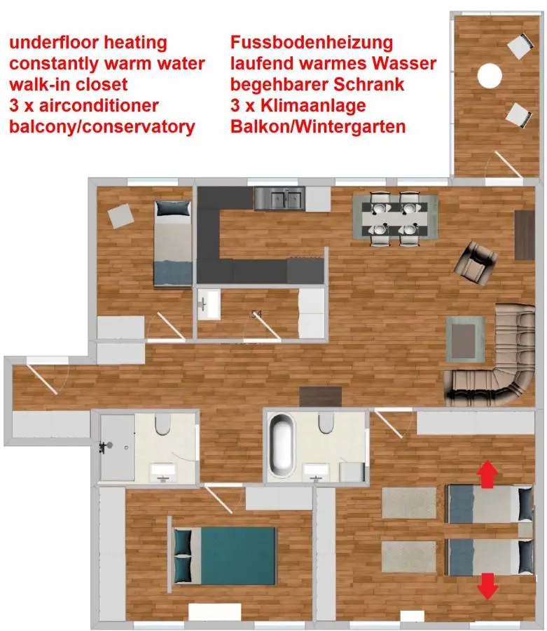Swiss Central Luxury Apartment 132m2