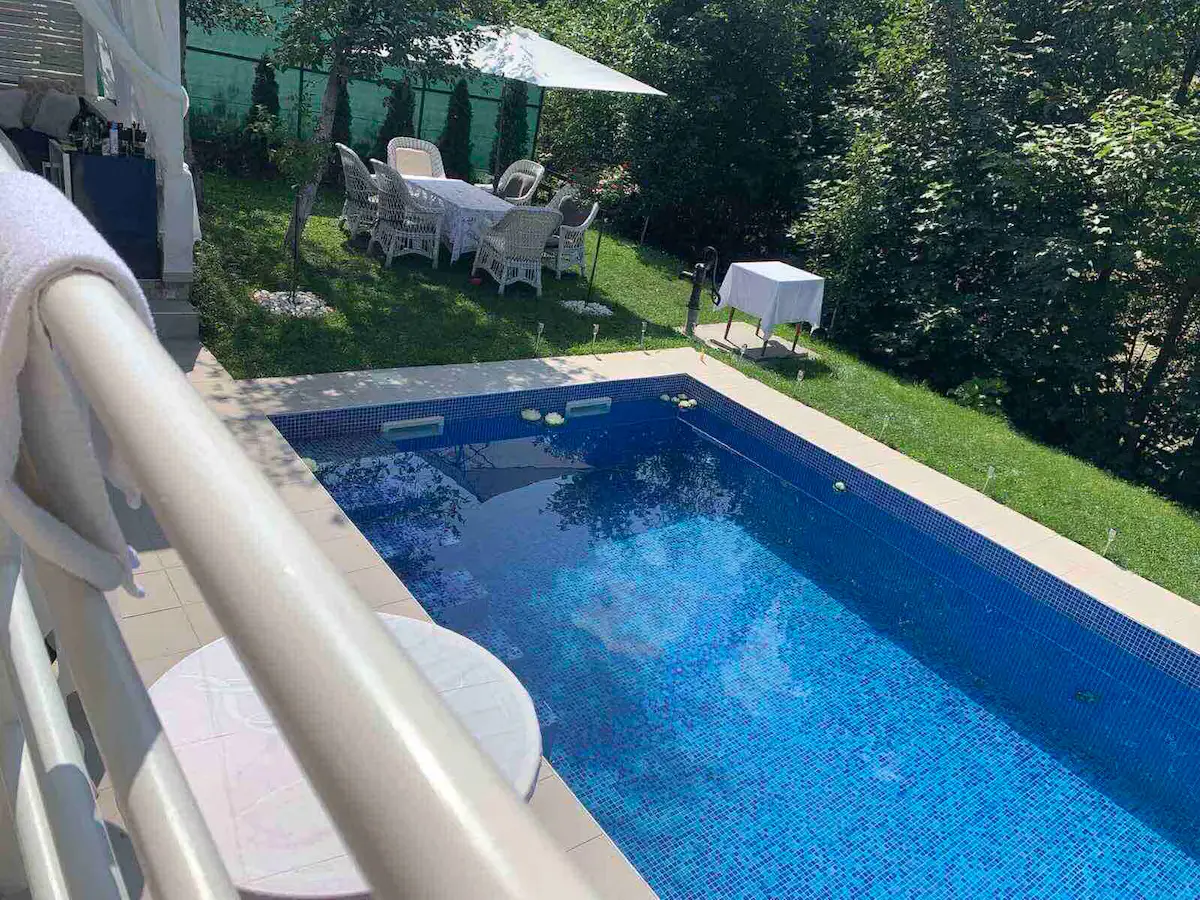 House with a swimming pool