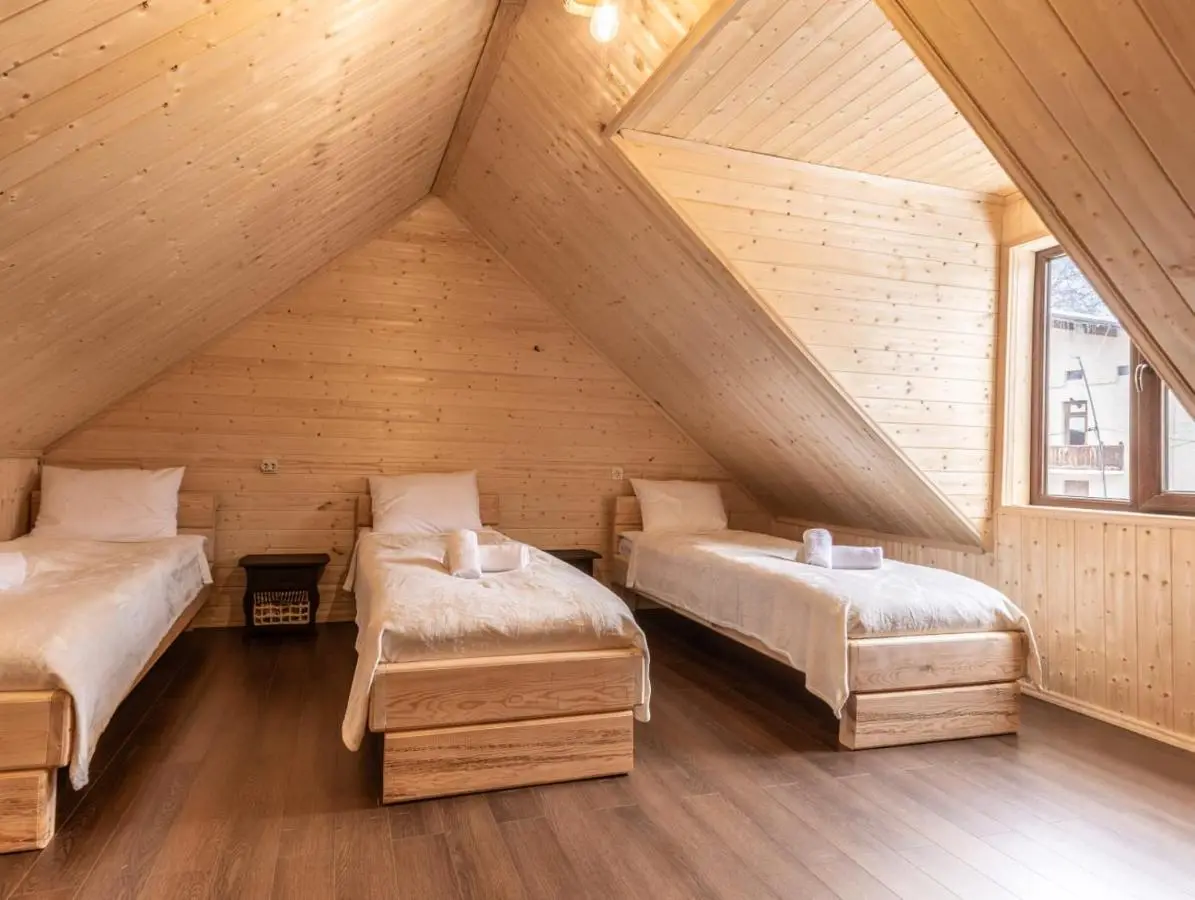 Tatu's wooden hut
