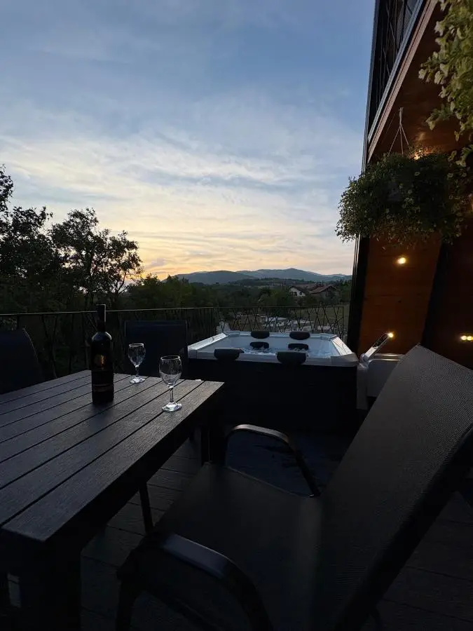 A-Frame Luxury House Near Travnik With Hot Tub