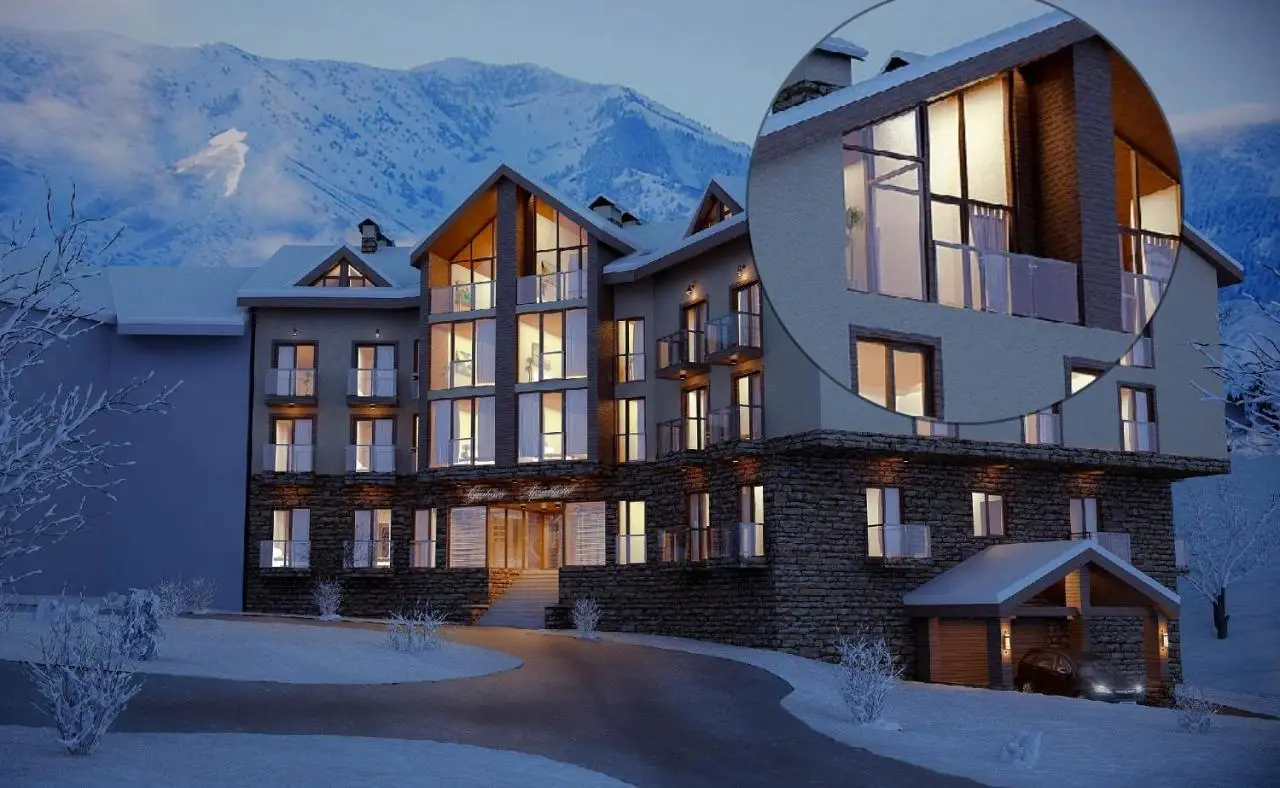 Duplex Apartment in New Gudauri near Gondola