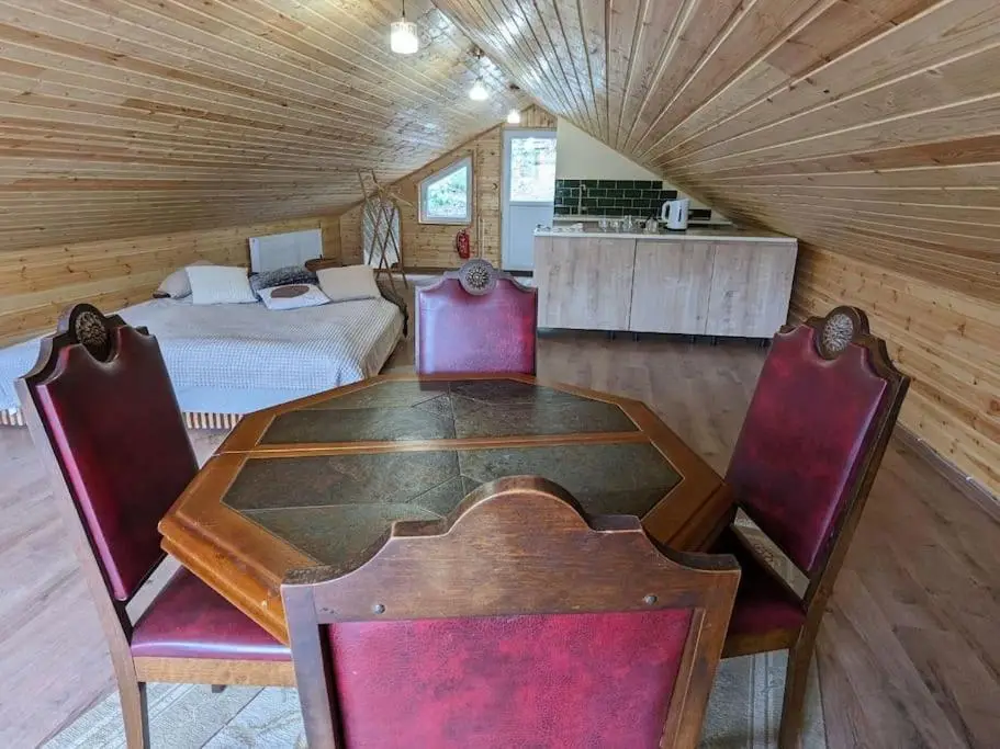 Unforgettable attic with balcony in Borjomi