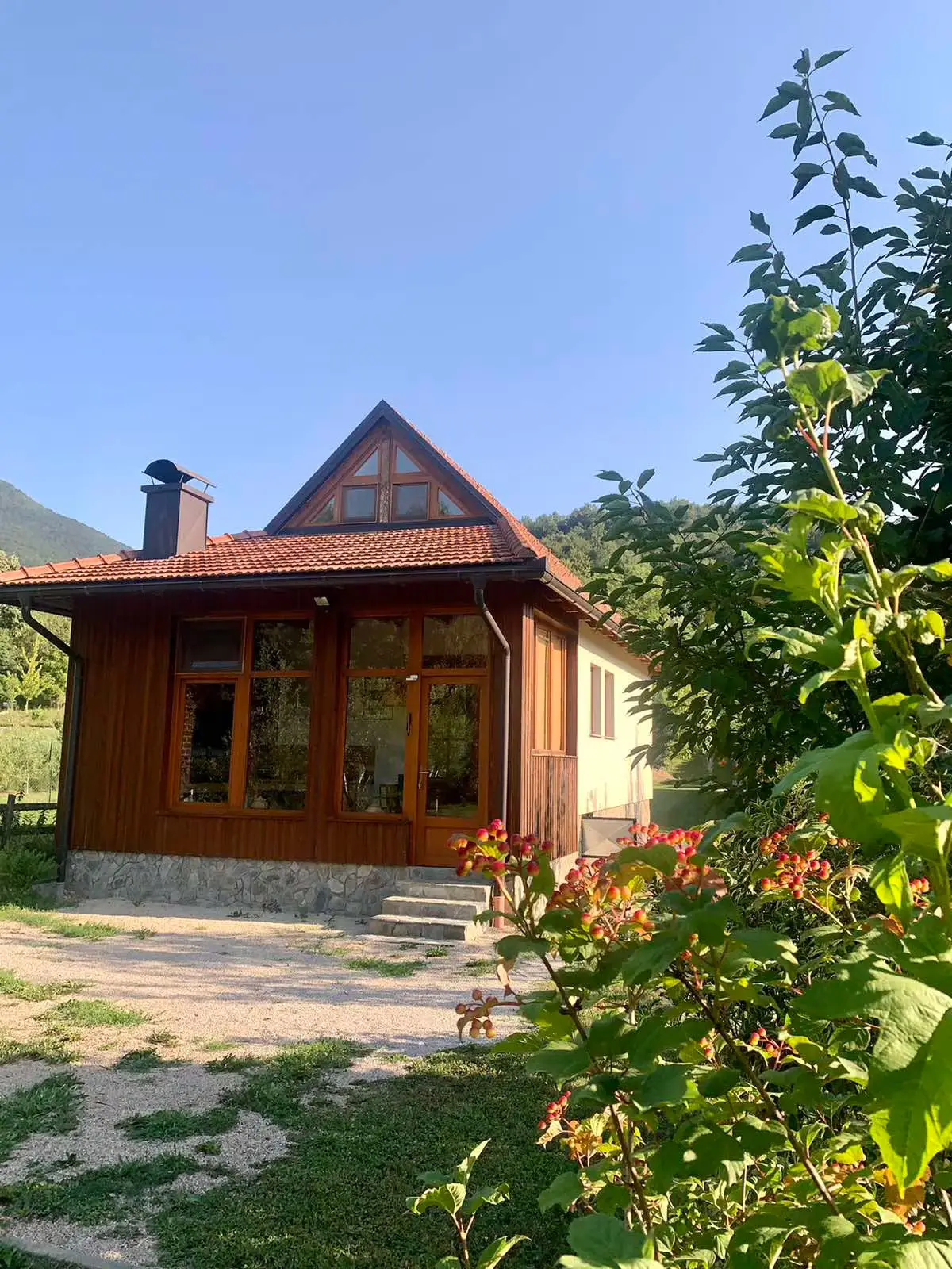 House on the river Una