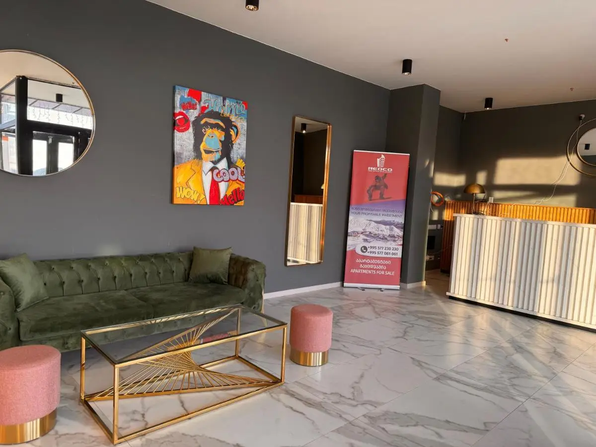 Luxury apartment with bedroom, new gudauri