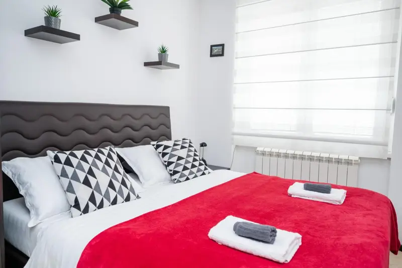 Bright 1BDR Apartment in the City Center
