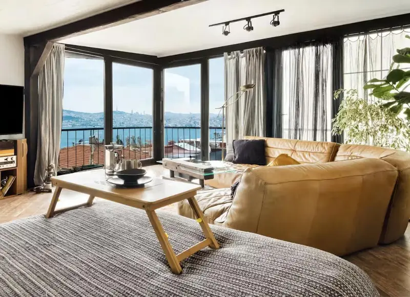 Panoramic Sea View Loft with Terrace BBQ