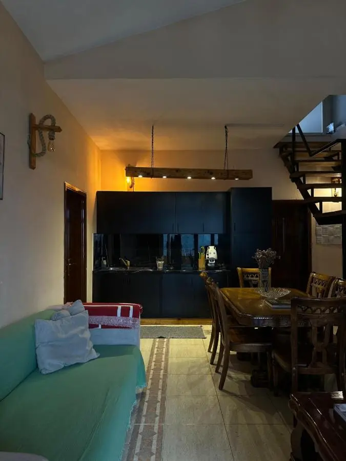 Cozy big apartment with balcony