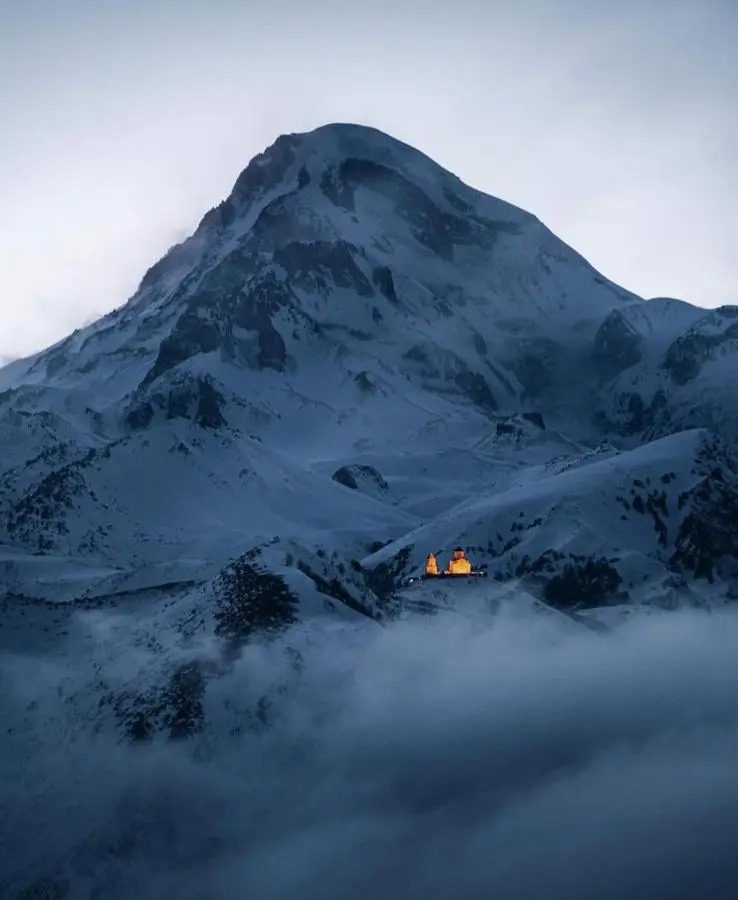 Mountain hut in Kazbegi