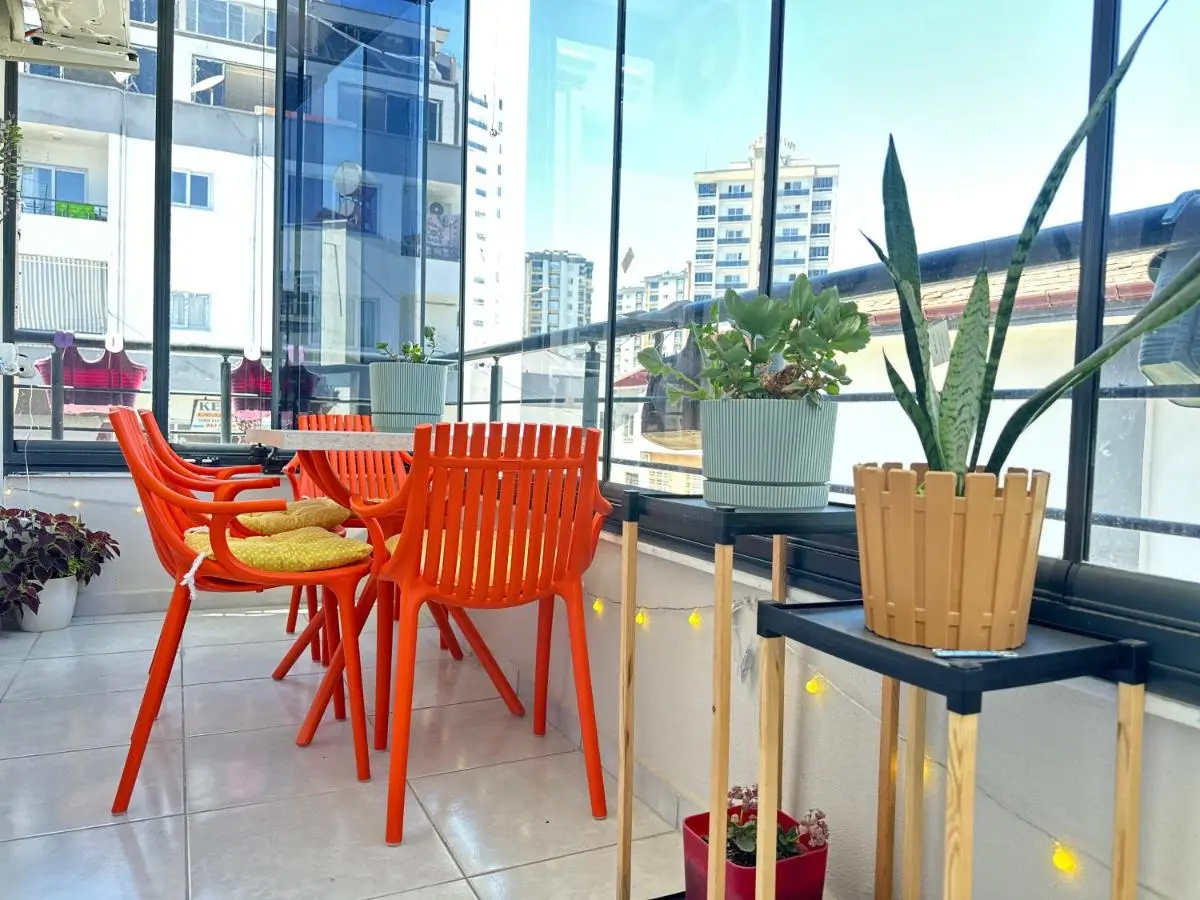 merkezde 2 odalı minimalist ev