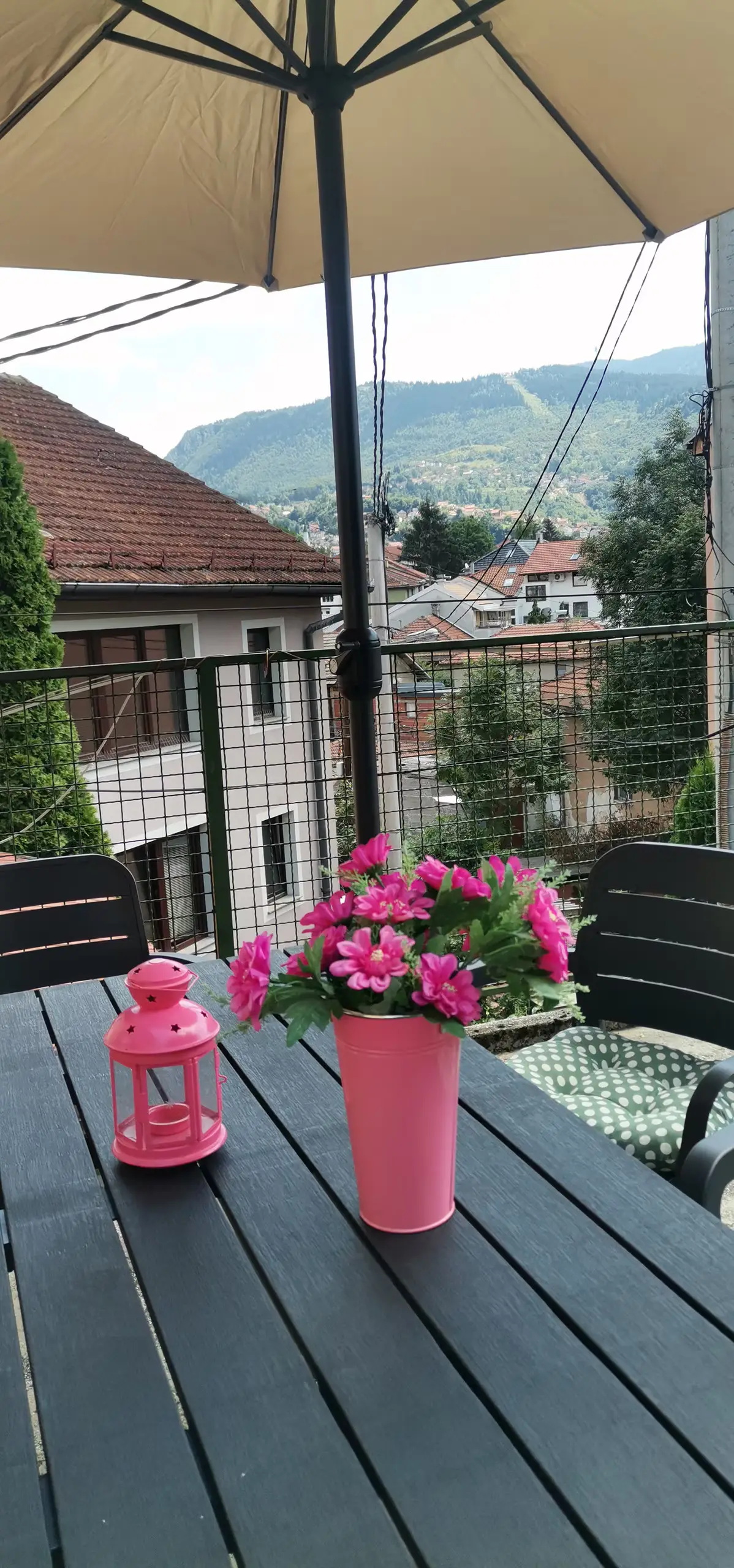 Old town apartment with terrace