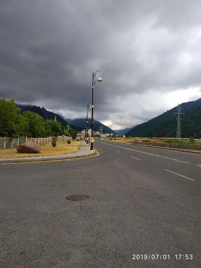 Gabala,yard, house