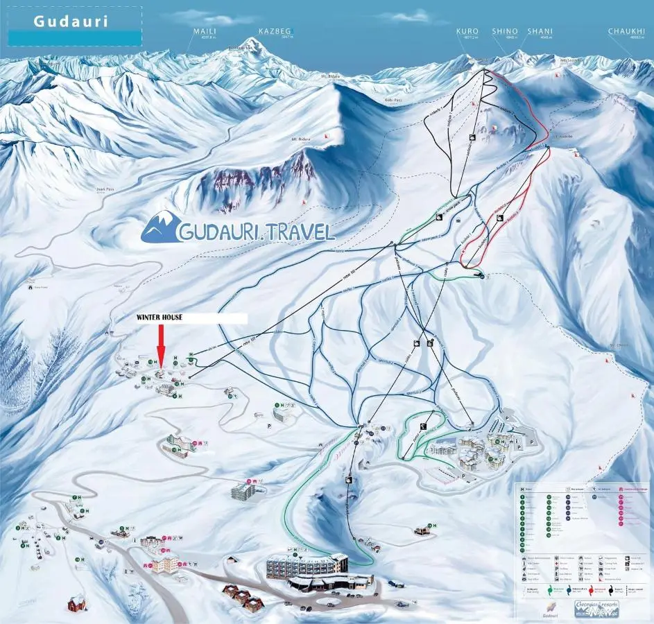 winter house GUDAURI