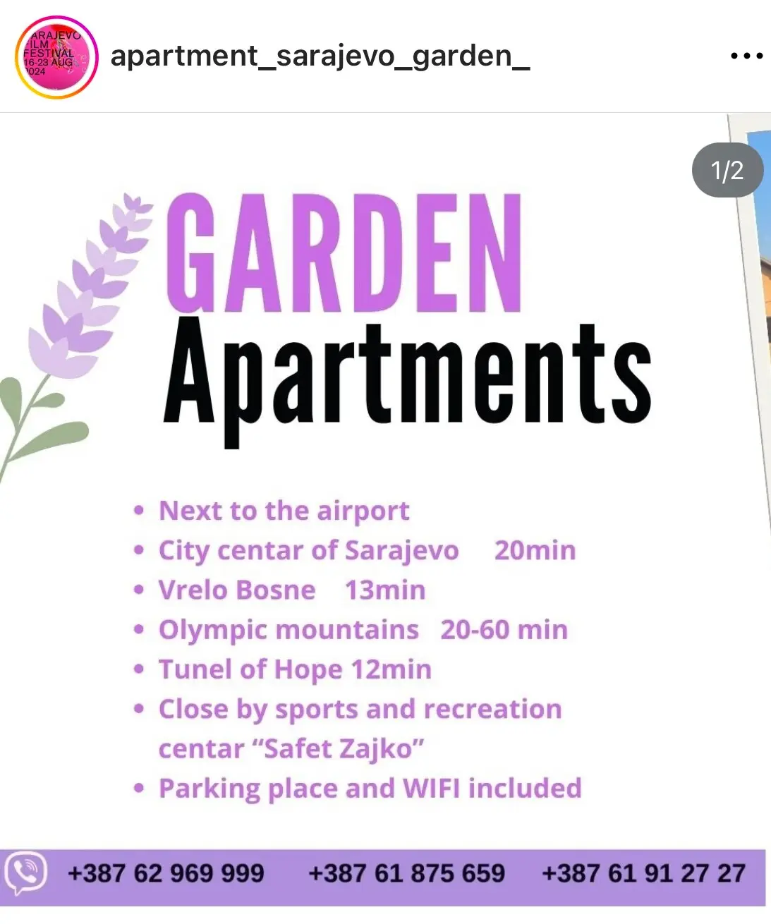 Room with private balcony, WI-Fi &parking