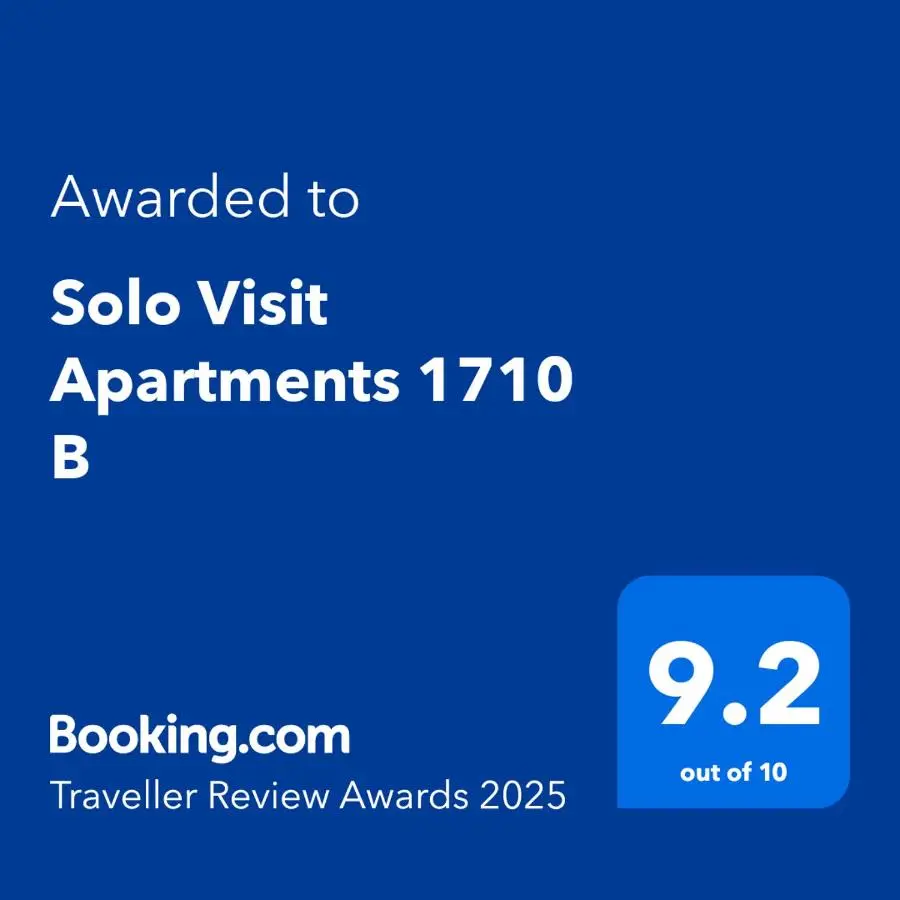 Solo Visit Apartments 1710 B