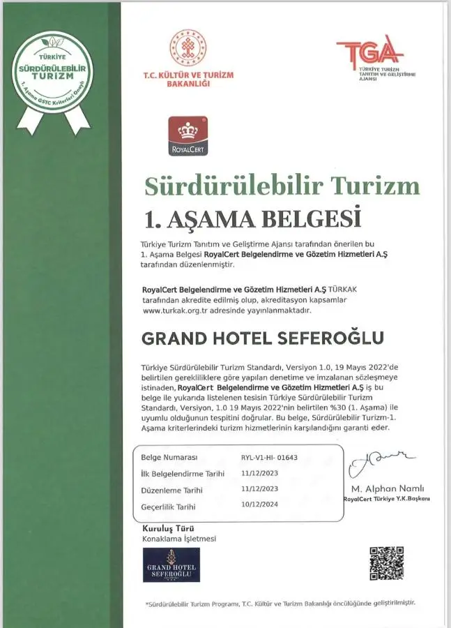 Grand Hotel Seferoğlu