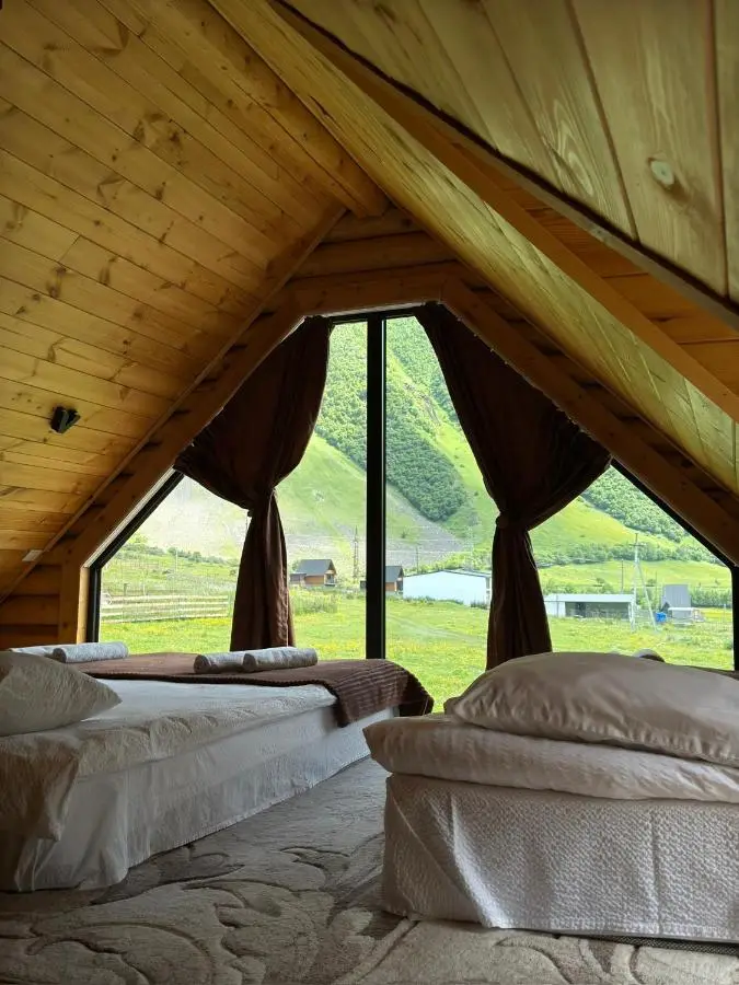 Wooden hut