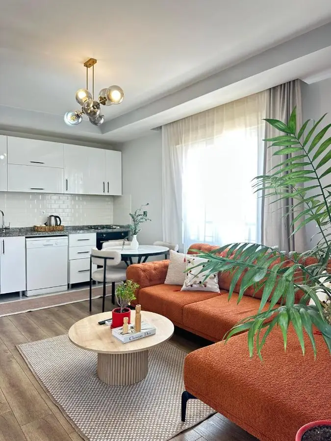 merkezde 2 odalı minimalist ev