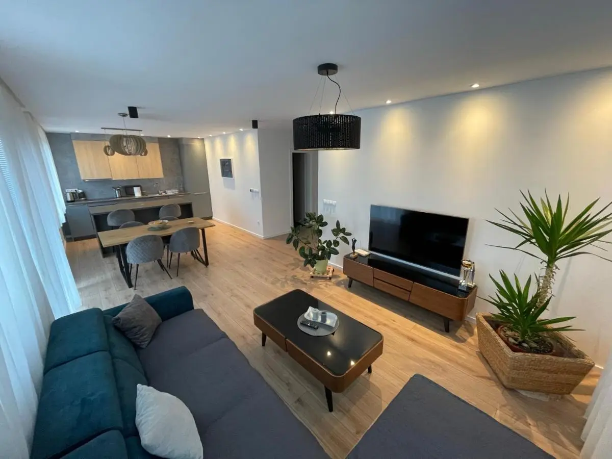 Beautiful modern apartment with large livingroom