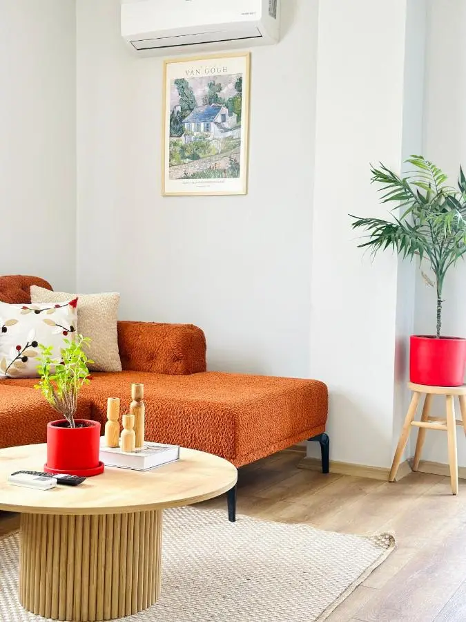merkezde 2 odalı minimalist ev