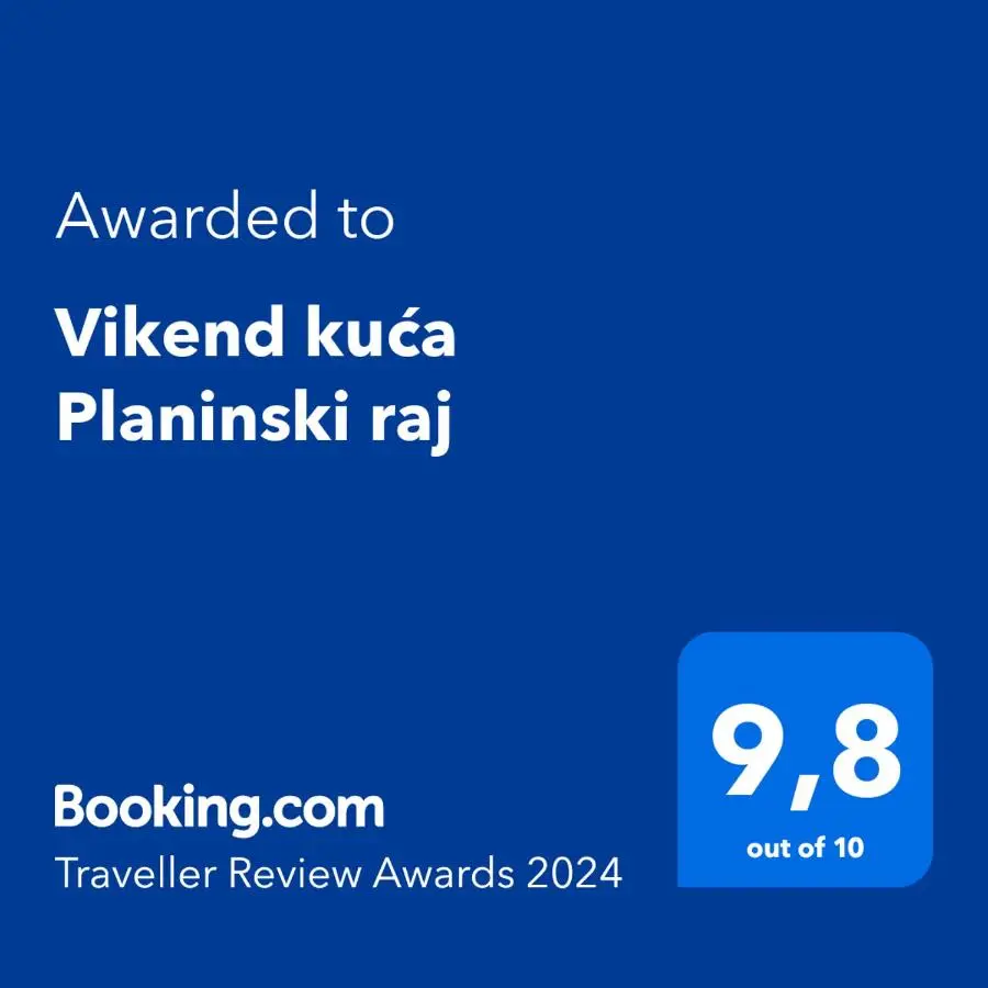 Vikend kuća Planinski raj