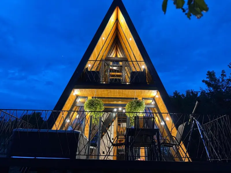 A-Frame Luxury House Near Travnik With Hot Tub