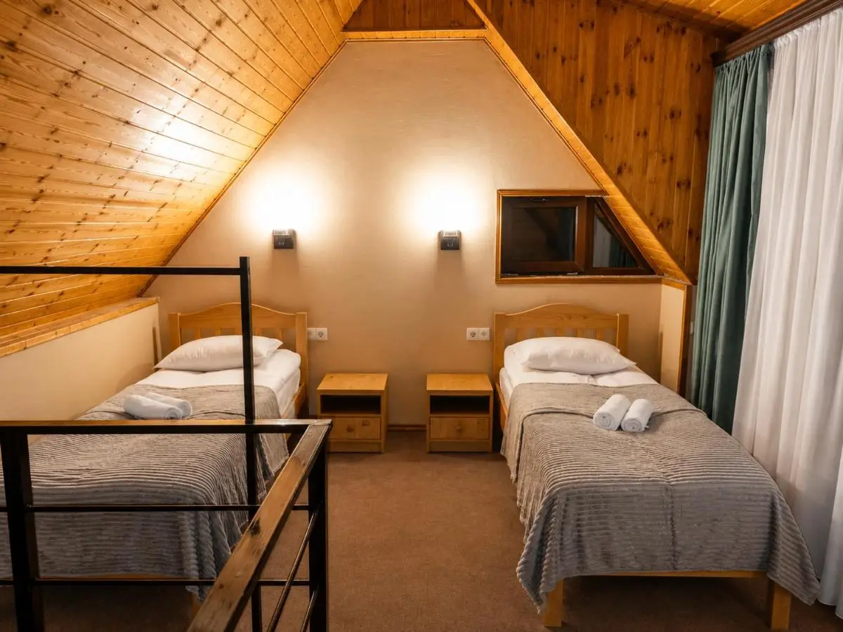 Gergeti wood -hut for 4 people