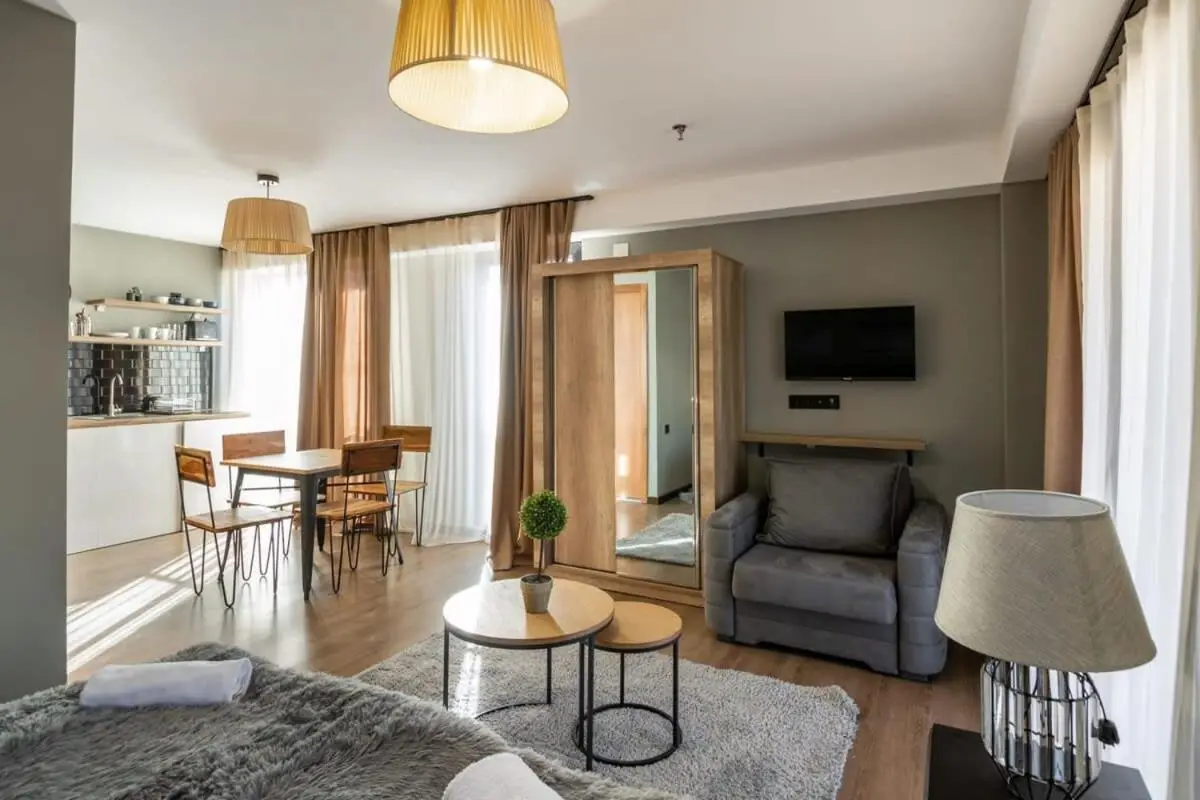 Super Stylish and cozy 2 bedroom 4or6 people Apartment in key location in Marshall Gudauri Project Ski Resort