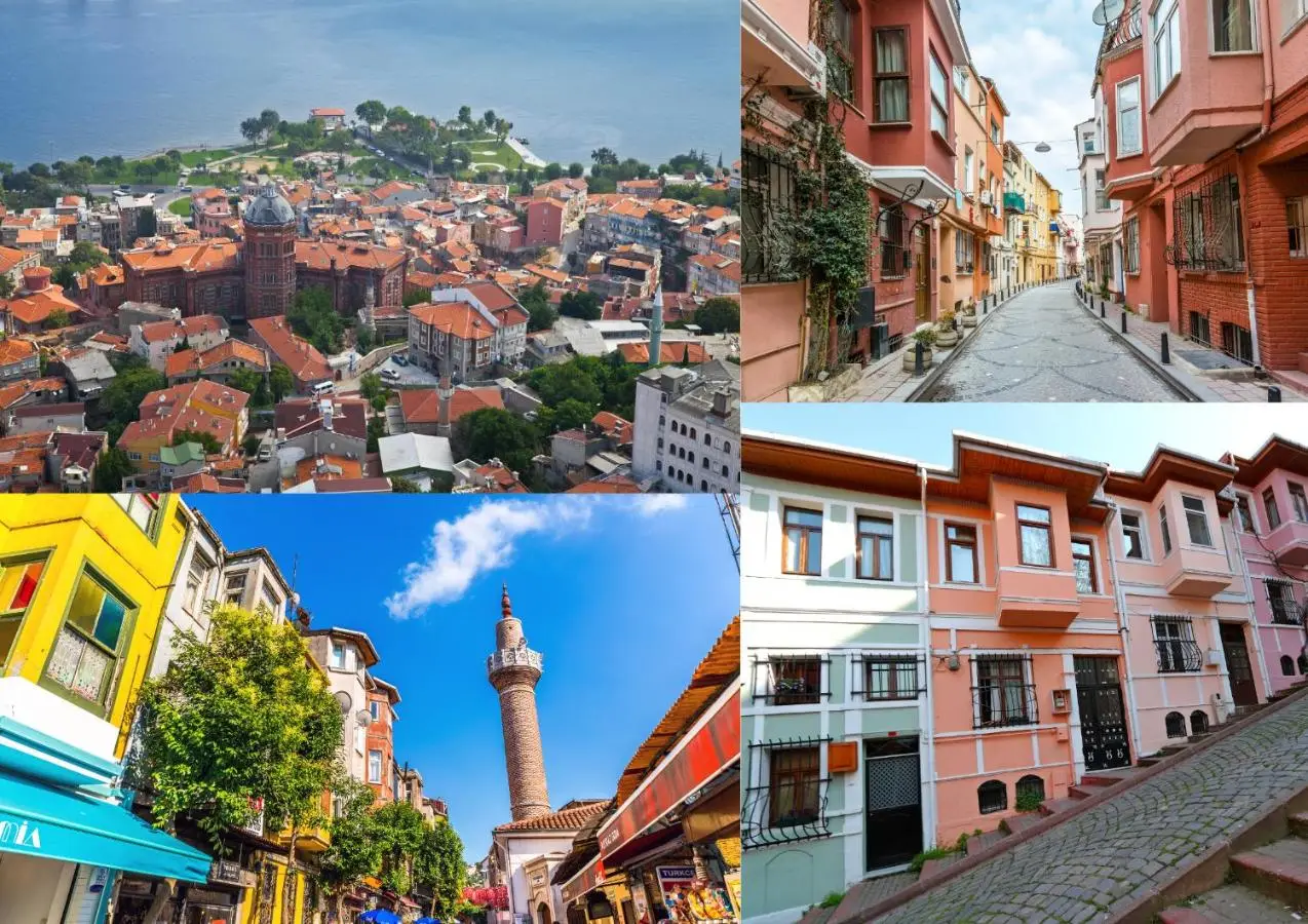 Istanbul Old City Colorful Houses Balat PETRION Hotel