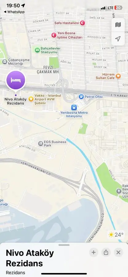 İstanbul Ataköy Residance Bakırköy Site İçi luxury daire