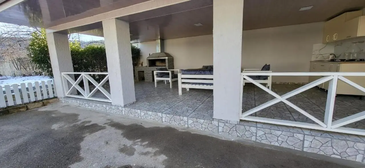 Riverside villa
