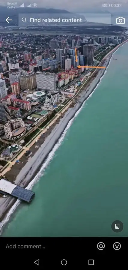 50 meters from the Black Sea coast, Malo