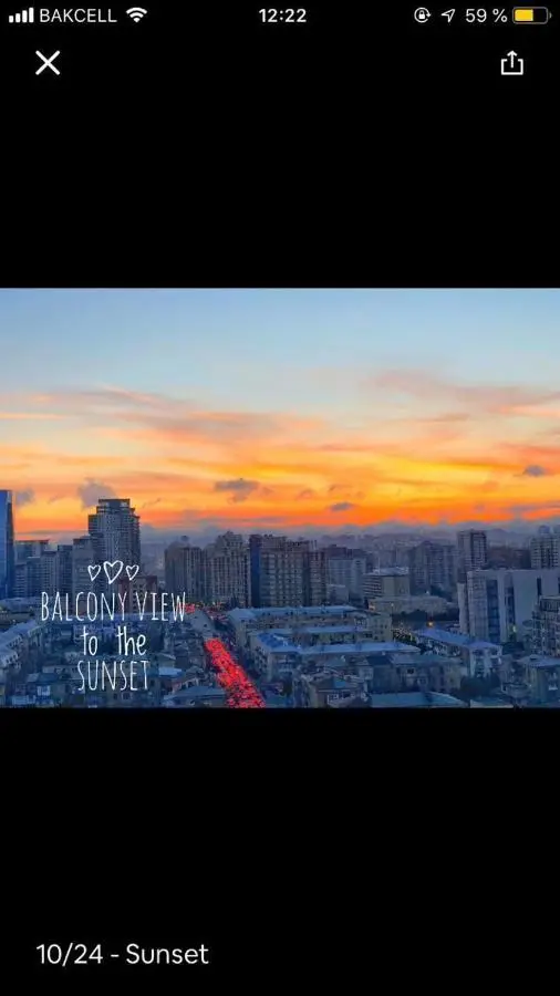 Sea view couple apartmant at boulvard,near nizami street