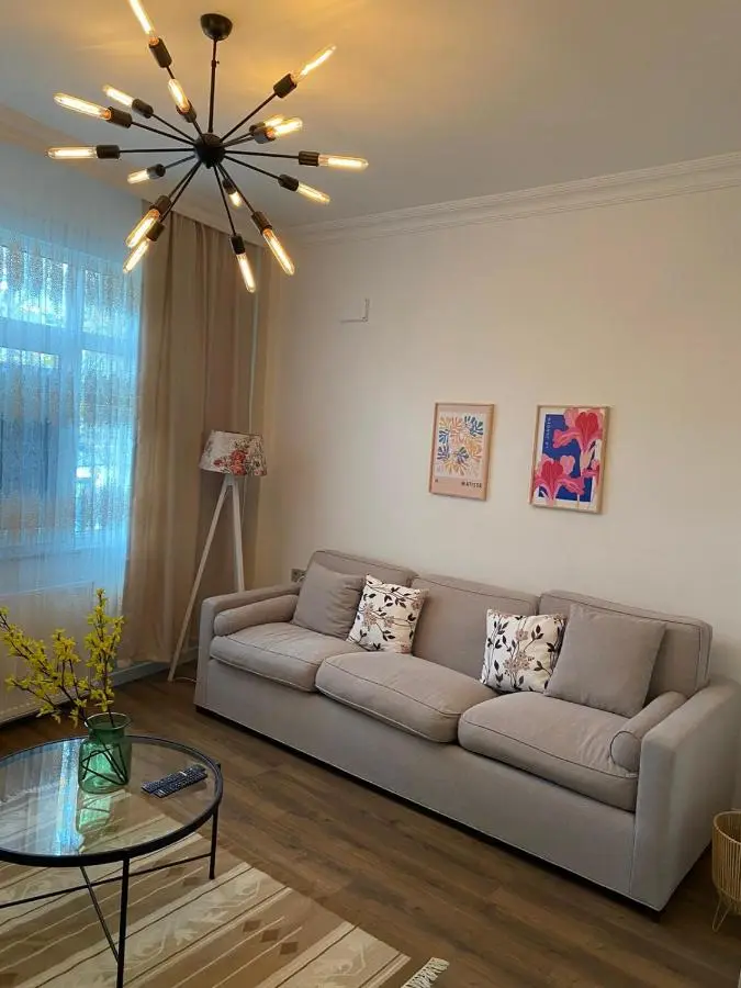 Center of city in Beşiktaş 2 plus 1 with 2 Bathroom and 3 Air Conditioner