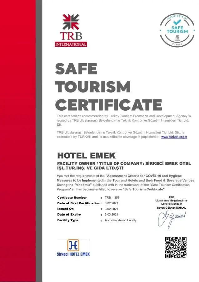 Sirkeci Emek Hotel