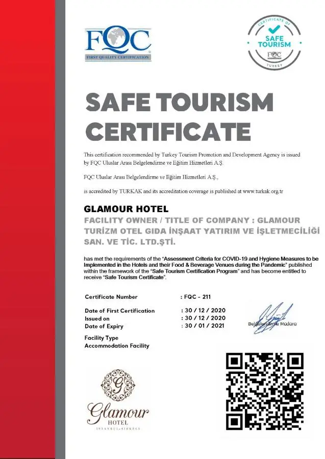 Glamour Hotel Istanbul Sirkeci
